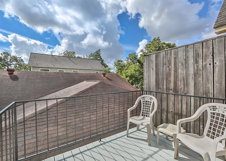 Deck space off the living area.