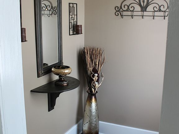Entry with new flooring.