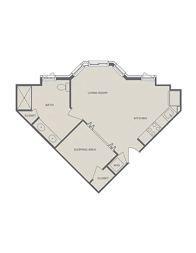 Floor plan Studio