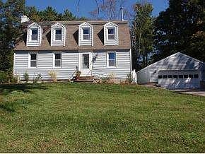 Front view with garage