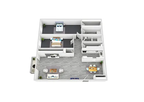 Floor plan 2X2