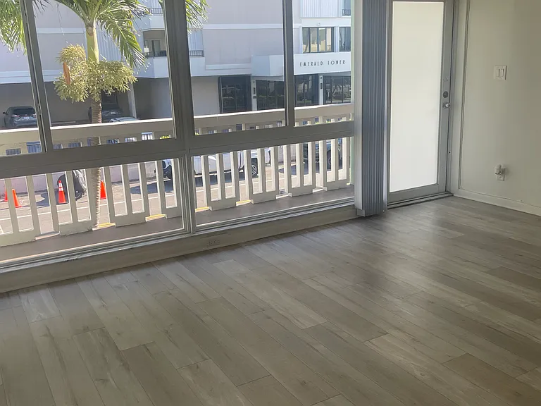 Living room and dining room