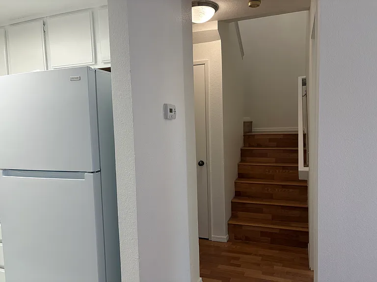 Hall closet and stairs