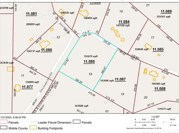 0 N Diana Estates Dr, Wilmer, AL 36587