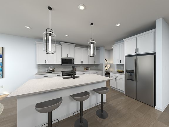 Rendering of the Oakhurst Floorplan.