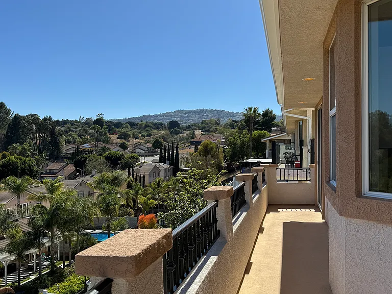 Valley Views from wrap around south facing balcony - cool breezes flows into home