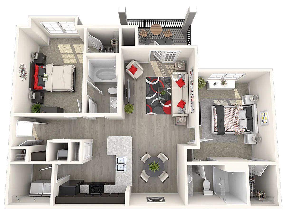 Floor plan Fort-Bay