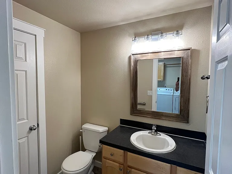 Downstairs half bath.