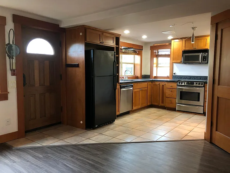 Kitchen with modern appliances