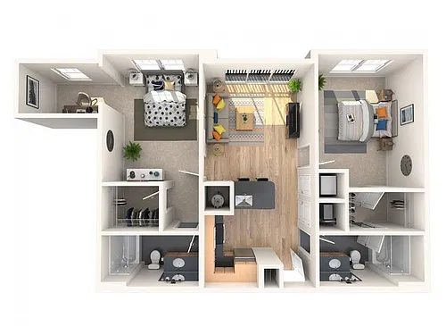 Floor plan B1 Den Dexter 1