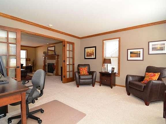 Great optional living room or office!