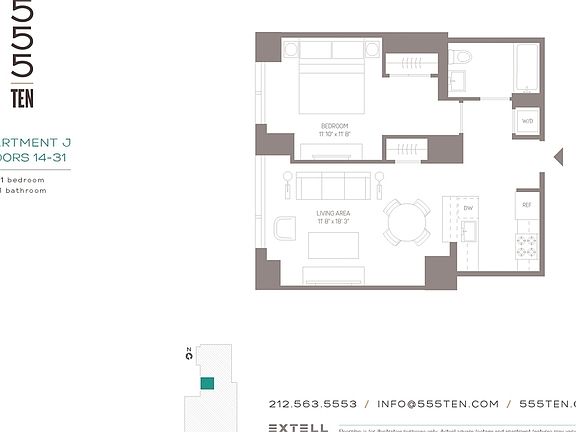2nd image of 555 10th Ave APT 20J