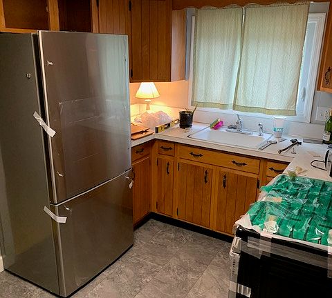 Kitchen, being renovated 2 yrs ago.