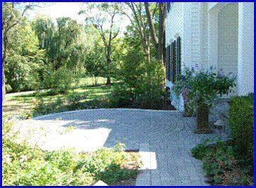 Lovely views of paver patio!