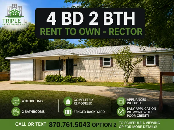 115 N Ballard St, Rector, AR 72461