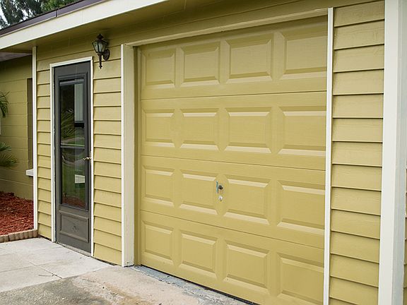 Garage and entry.