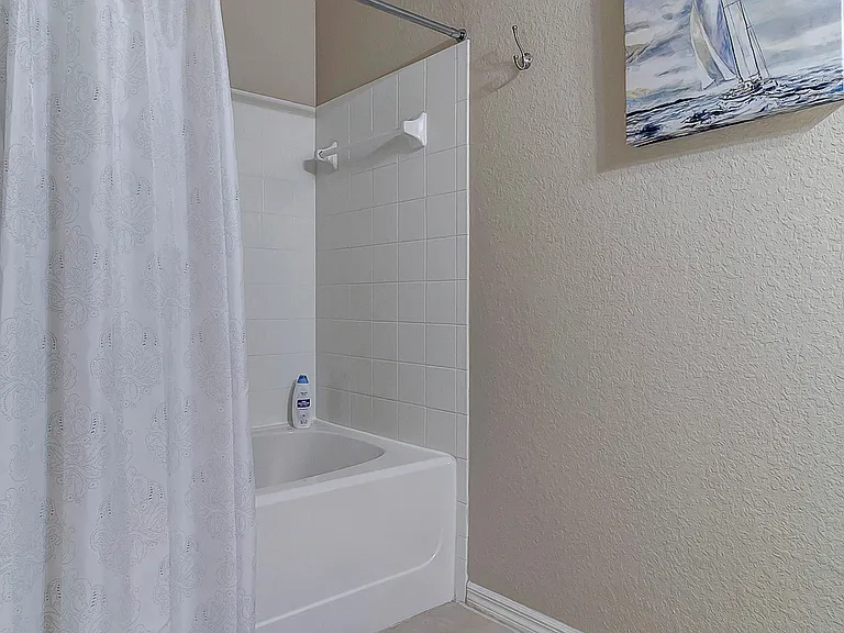 Guest Bathroom with Tile Flooring