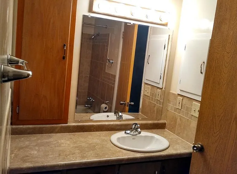Newly remodeled bathroom