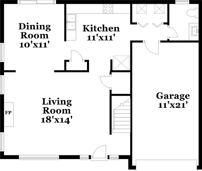 4 bed, 2.5 bath, 1608 sqft, $2,045 — Photo 2