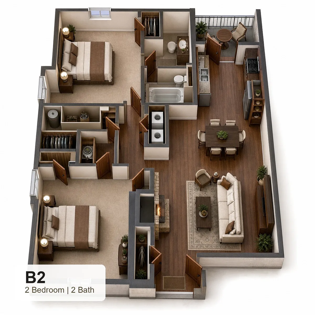 Floor plan B2
