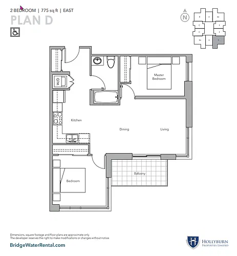 Floor plan 2 Bedroom