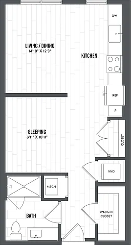 Floor plan Studio-S3