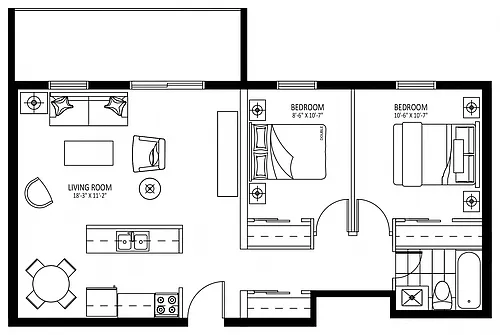 Floor plan 701