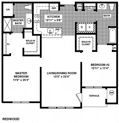Floor plan Redwood