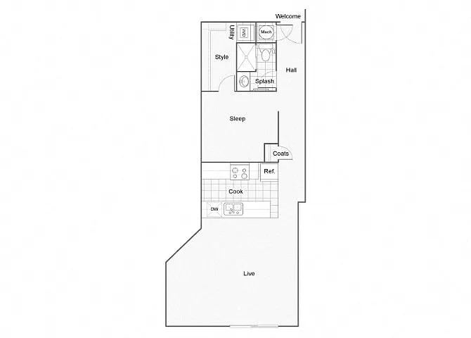 Floor plan Bowie
