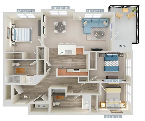 Floor plan C1-1397-6710