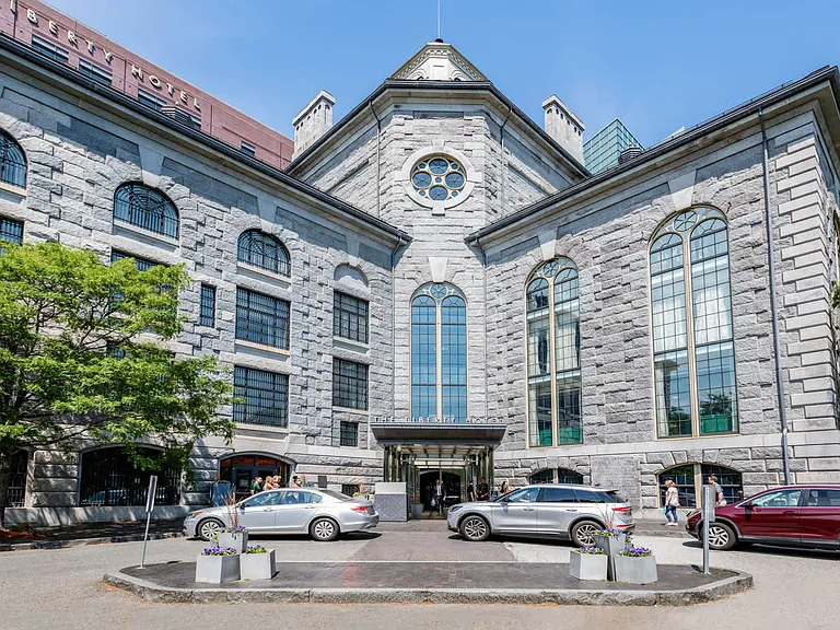 Visit the upscale bars and restaurants at The Liberty Hotel.