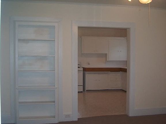 Living Room w/ Built-In Bookshelves