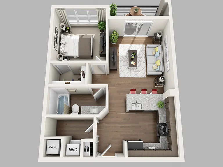 M Station - Waterloo - 1 Beds - 1 Baths - 665 Sq. ft.