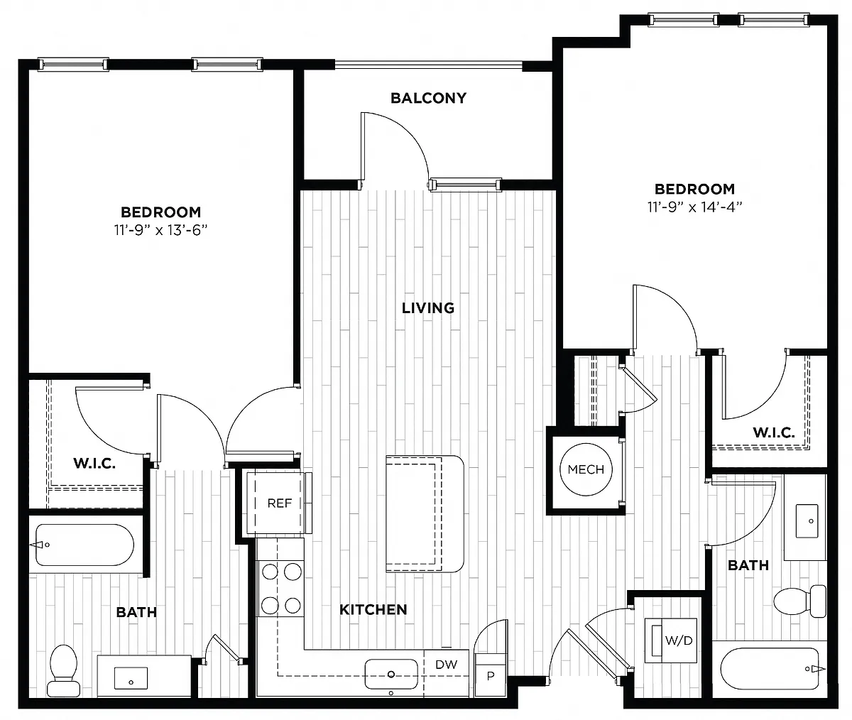 Floor plan B7