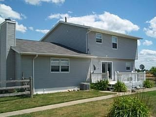 Rear of home