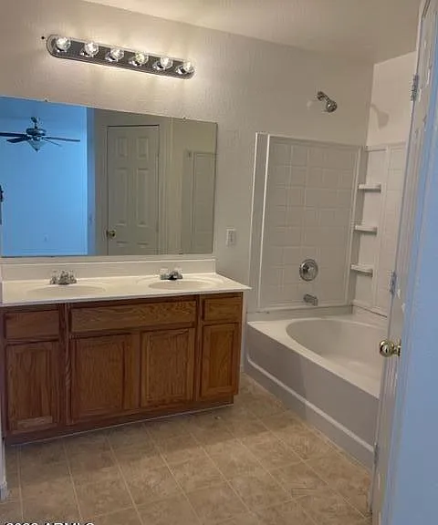One of the two baths
Both have double sinks
