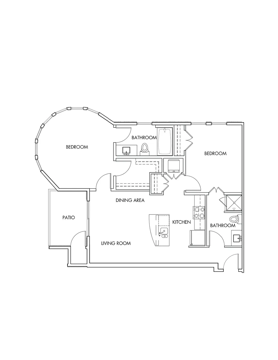 Floor plan Hudson Downtown