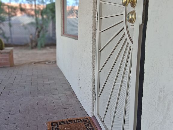 Security door front entrance.