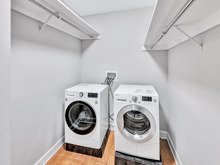 In-home washer and dryer in select homes