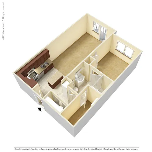 Floor plan The Galleria - Classic