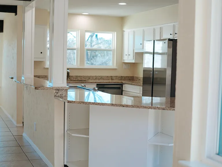 Large open kitchen