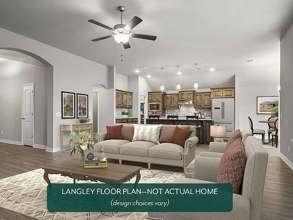 New Home Bixby OK- Langley 3 Car Plan