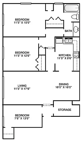 Floor plan The Ontario