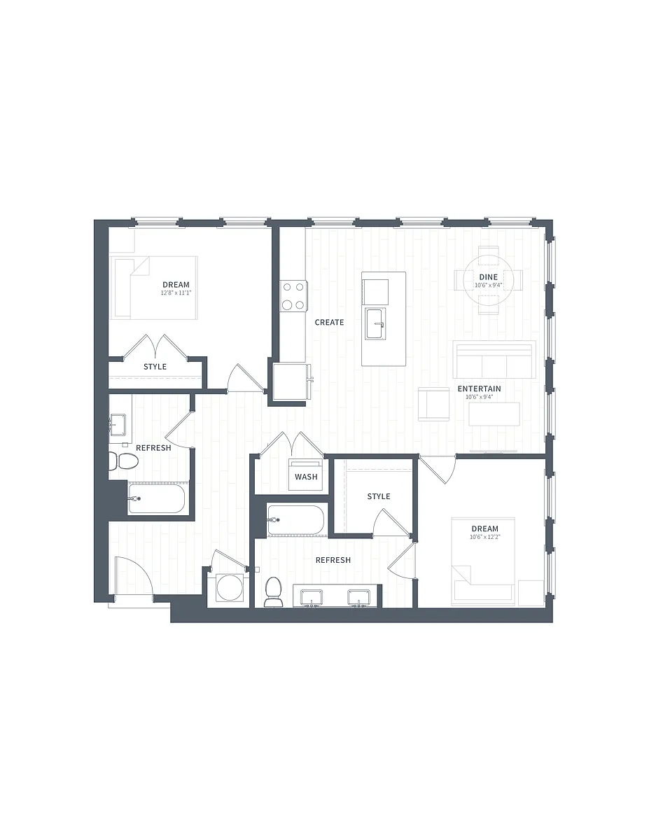 Floor plan B2D