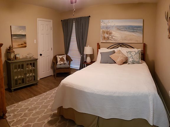 Bedroom with walk in closet