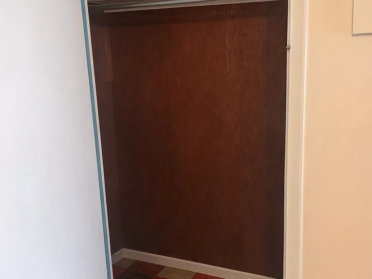 Main room closet on the left side