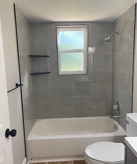 Newly Tiled Bath