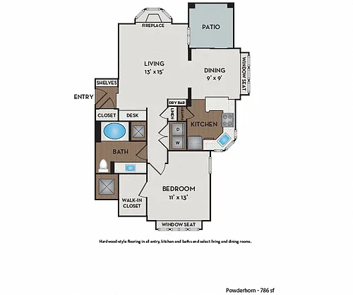 Floor plan Powderhorn