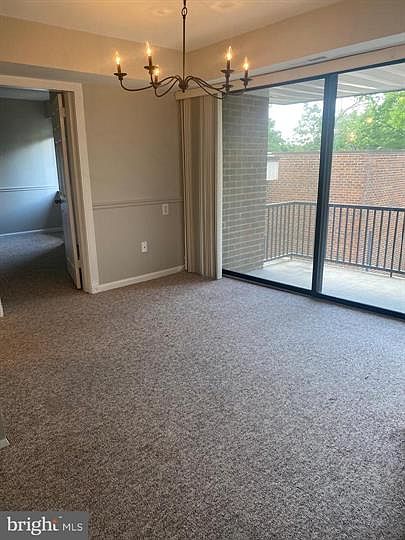 Dining room leading to the balcony