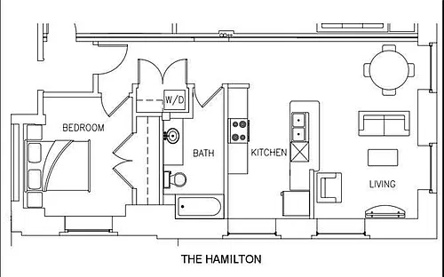 Floor plan Hamilton